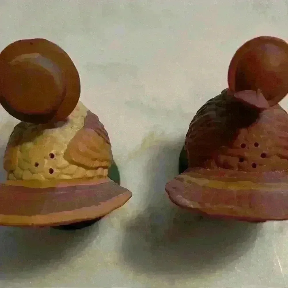 Vintage Avon Turkey Twosome Thanksgiving Salt and Pepper Shakers,Fall Decor,
